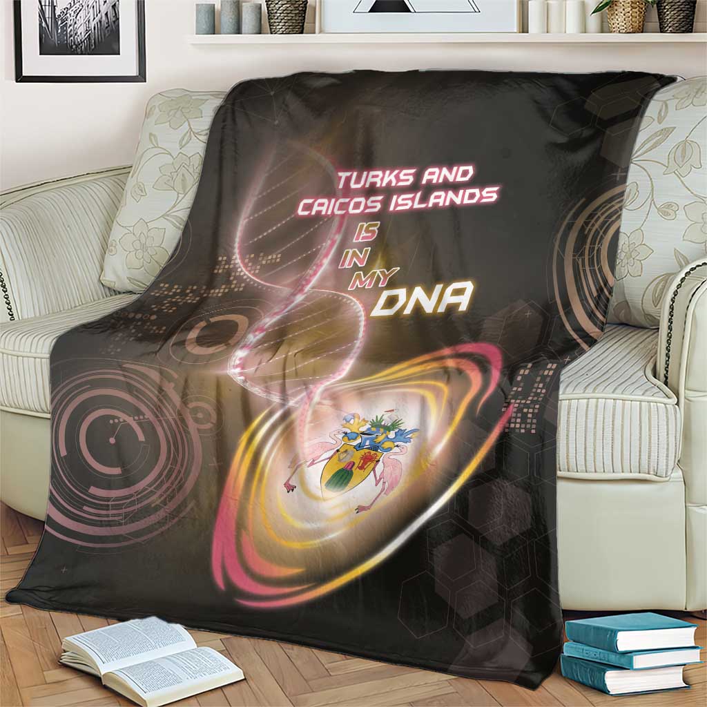 Turks And Caicos Islands Is In My DNA Blanket - Wonder Print Shop