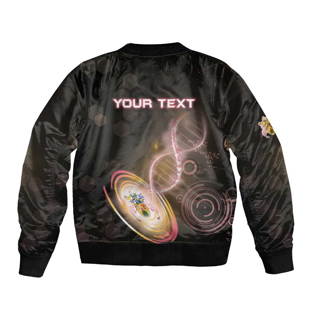 Personalized Turks And Caicos Islands Is In My DNA Bomber Jacket - Wonder Print Shop