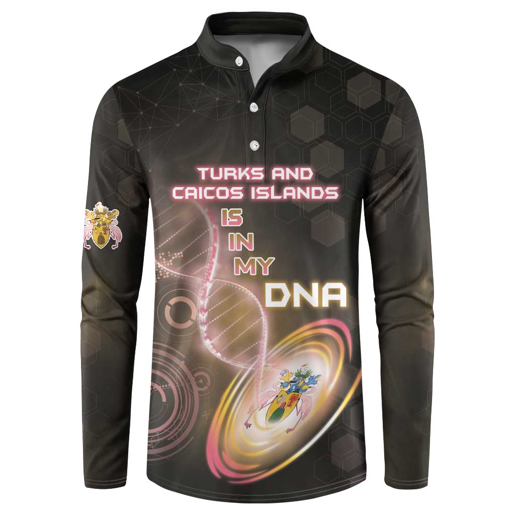 Personalized Turks And Caicos Islands Is In My DNA Button Sweatshirt - Wonder Print Shop