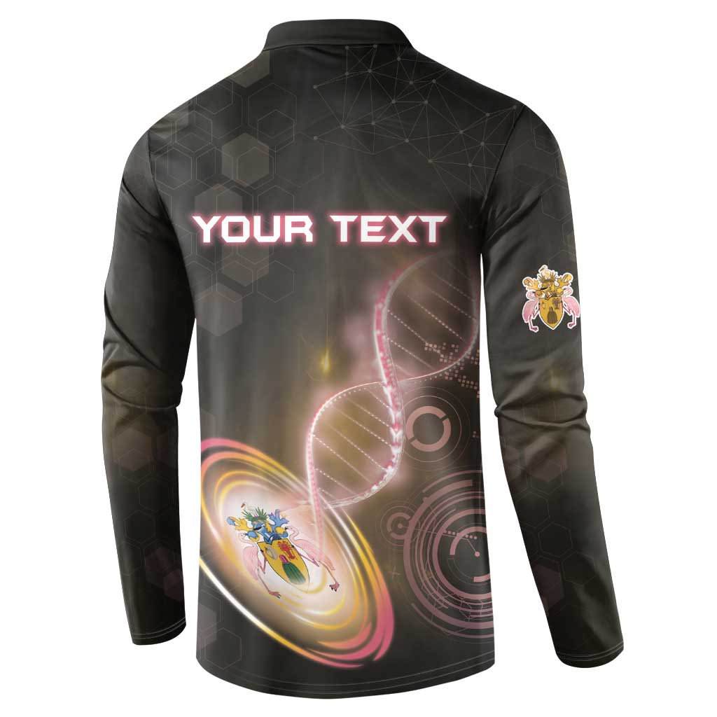 Personalized Turks And Caicos Islands Is In My DNA Button Sweatshirt - Wonder Print Shop