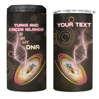 Personalized Turks And Caicos Islands Is In My DNA 4 in 1 Can Cooler Tumbler - Wonder Print Shop