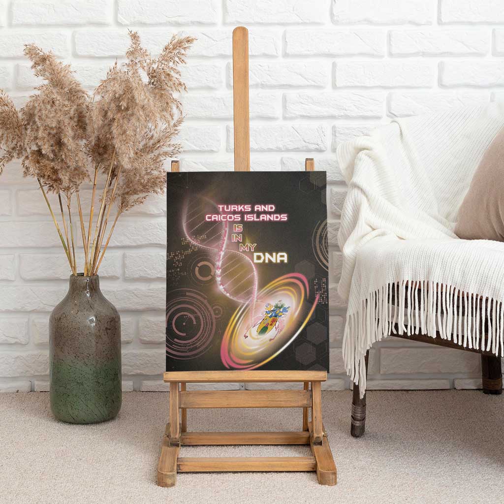 Turks And Caicos Islands Is In My DNA Canvas Wall Art - Wonder Print Shop