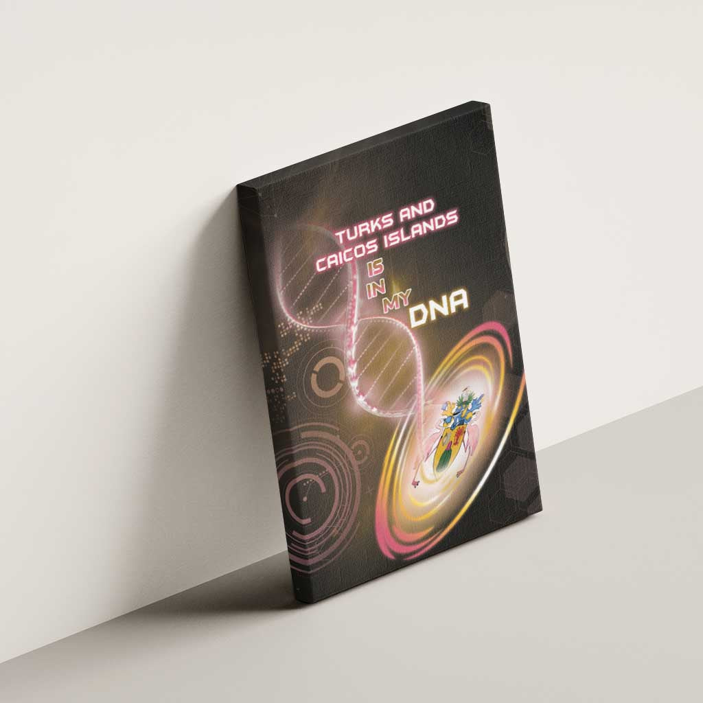 Turks And Caicos Islands Is In My DNA Canvas Wall Art - Wonder Print Shop