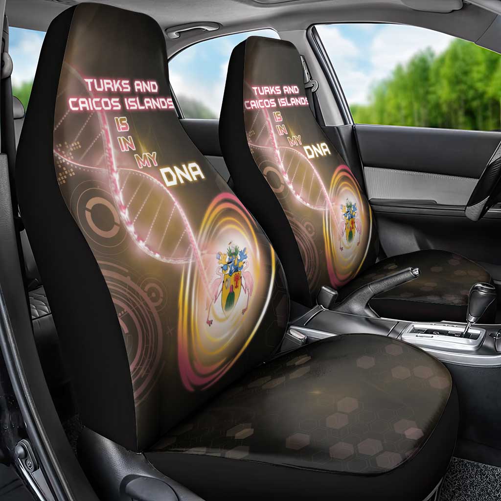 Turks And Caicos Islands Is In My DNA Car Seat Cover - Wonder Print Shop