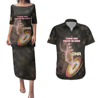 Personalized Turks And Caicos Islands Is In My DNA Couples Matching Puletasi and Hawaiian Shirt - Wonder Print Shop