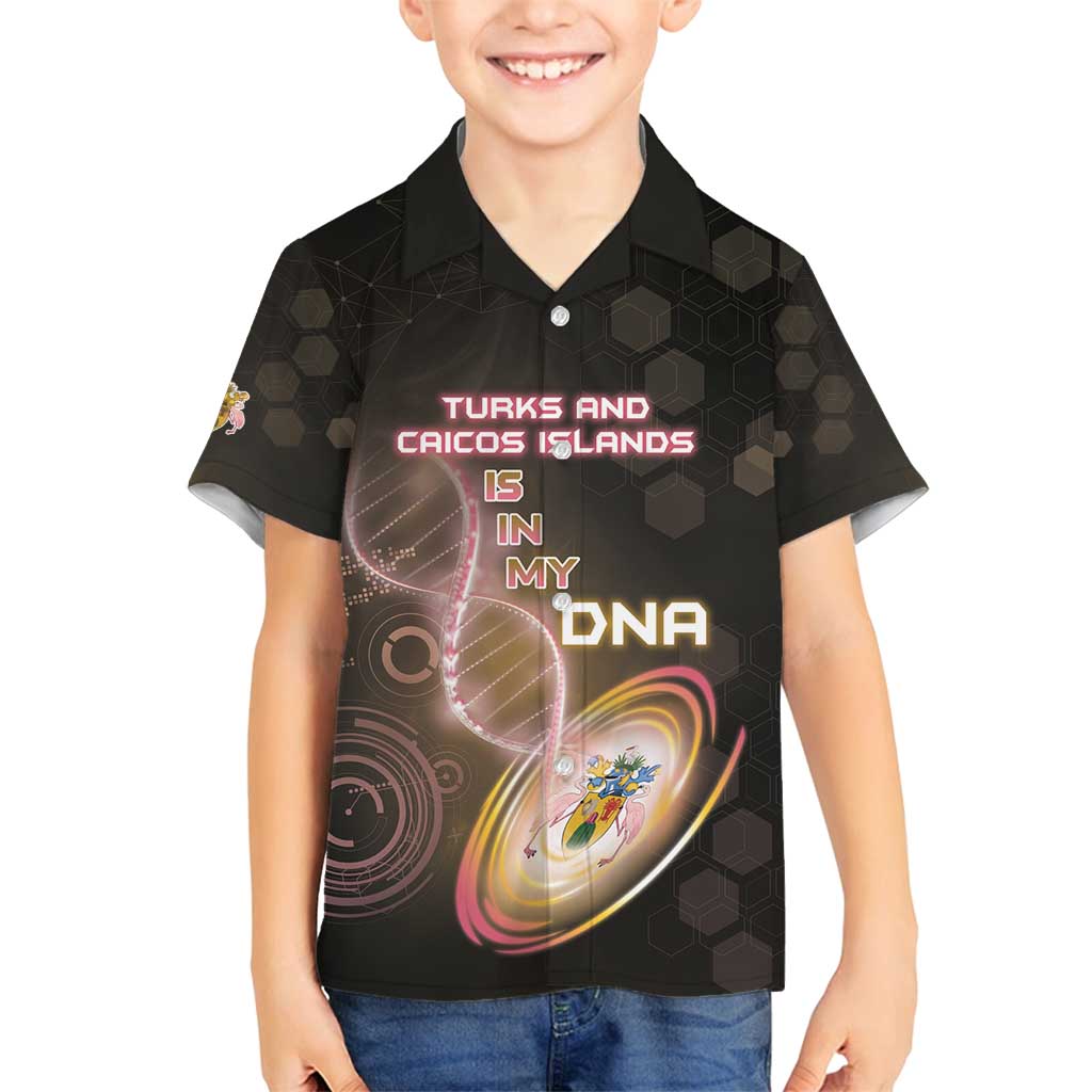 Personalized Turks And Caicos Islands Is In My DNA Family Matching Long Sleeve Bodycon Dress and Hawaiian Shirt - Wonder Print Shop
