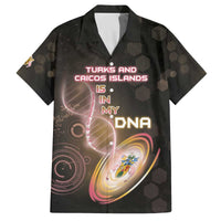 Personalized Turks And Caicos Islands Is In My DNA Family Matching Off The Shoulder Long Sleeve Dress and Hawaiian Shirt - Wonder Print Shop
