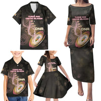 Personalized Turks And Caicos Islands Is In My DNA Family Matching Puletasi and Hawaiian Shirt - Wonder Print Shop