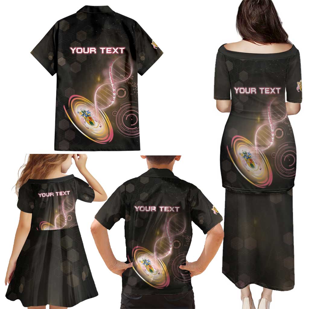 Personalized Turks And Caicos Islands Is In My DNA Family Matching Puletasi and Hawaiian Shirt - Wonder Print Shop