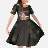 Personalized Turks And Caicos Islands Is In My DNA Family Matching Short Sleeve Bodycon Dress and Hawaiian Shirt - Wonder Print Shop