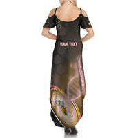 Personalized Turks And Caicos Islands Is In My DNA Family Matching Summer Maxi Dress and Hawaiian Shirt - Wonder Print Shop