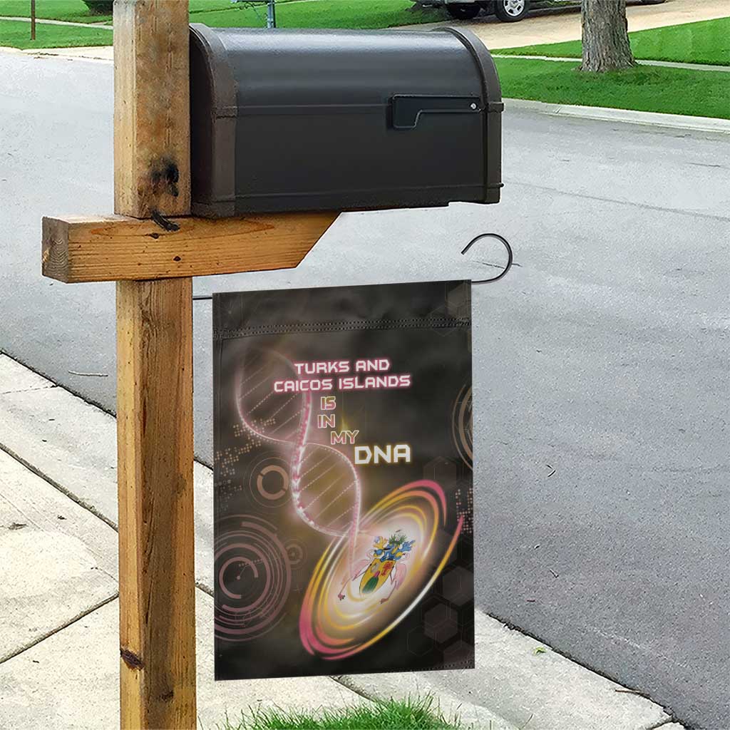 Turks And Caicos Islands Is In My DNA Garden Flag - Wonder Print Shop