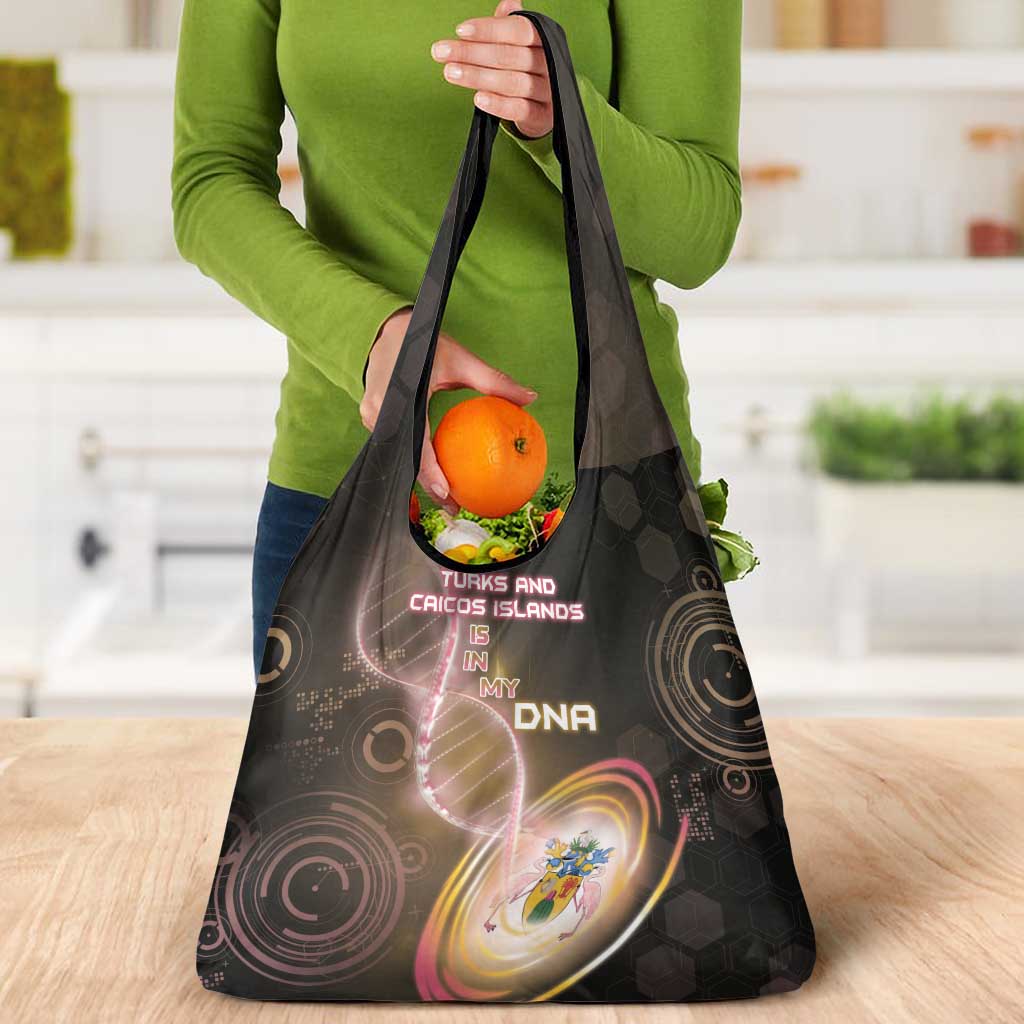 Turks And Caicos Islands Is In My DNA Grocery Bag - Wonder Print Shop