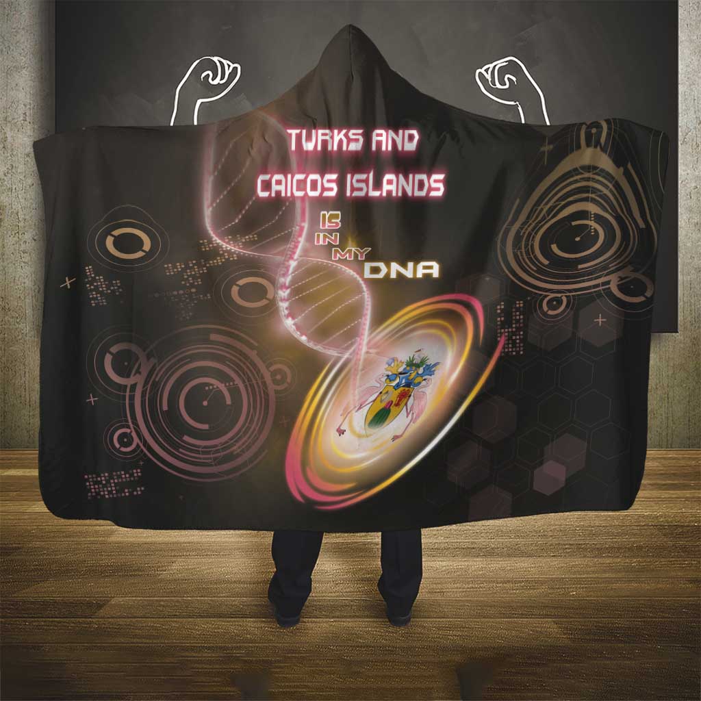 Turks And Caicos Islands Is In My DNA Hooded Blanket - Wonder Print Shop