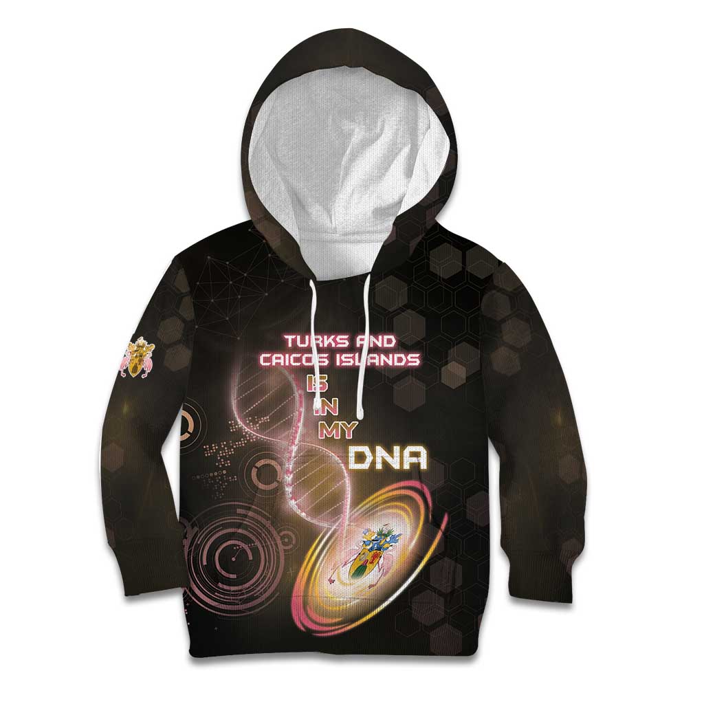 Personalized Turks And Caicos Islands Is In My DNA Kid Hoodie - Wonder Print Shop