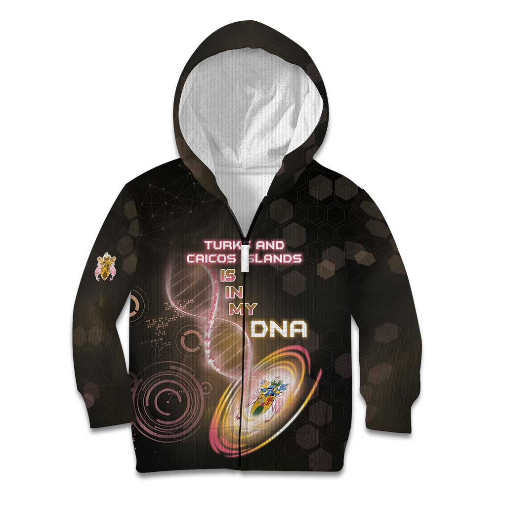 Personalized Turks And Caicos Islands Is In My DNA Kid Hoodie - Wonder Print Shop