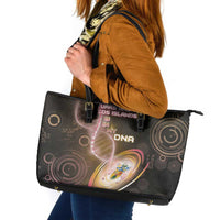 Turks And Caicos Islands Is In My DNA Leather Tote Bag - Wonder Print Shop