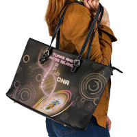 Turks And Caicos Islands Is In My DNA Leather Tote Bag - Wonder Print Shop