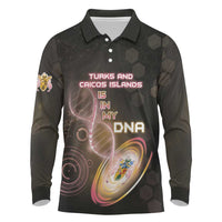 Personalized Turks And Caicos Islands Is In My DNA Long Sleeve Polo Shirt - Wonder Print Shop