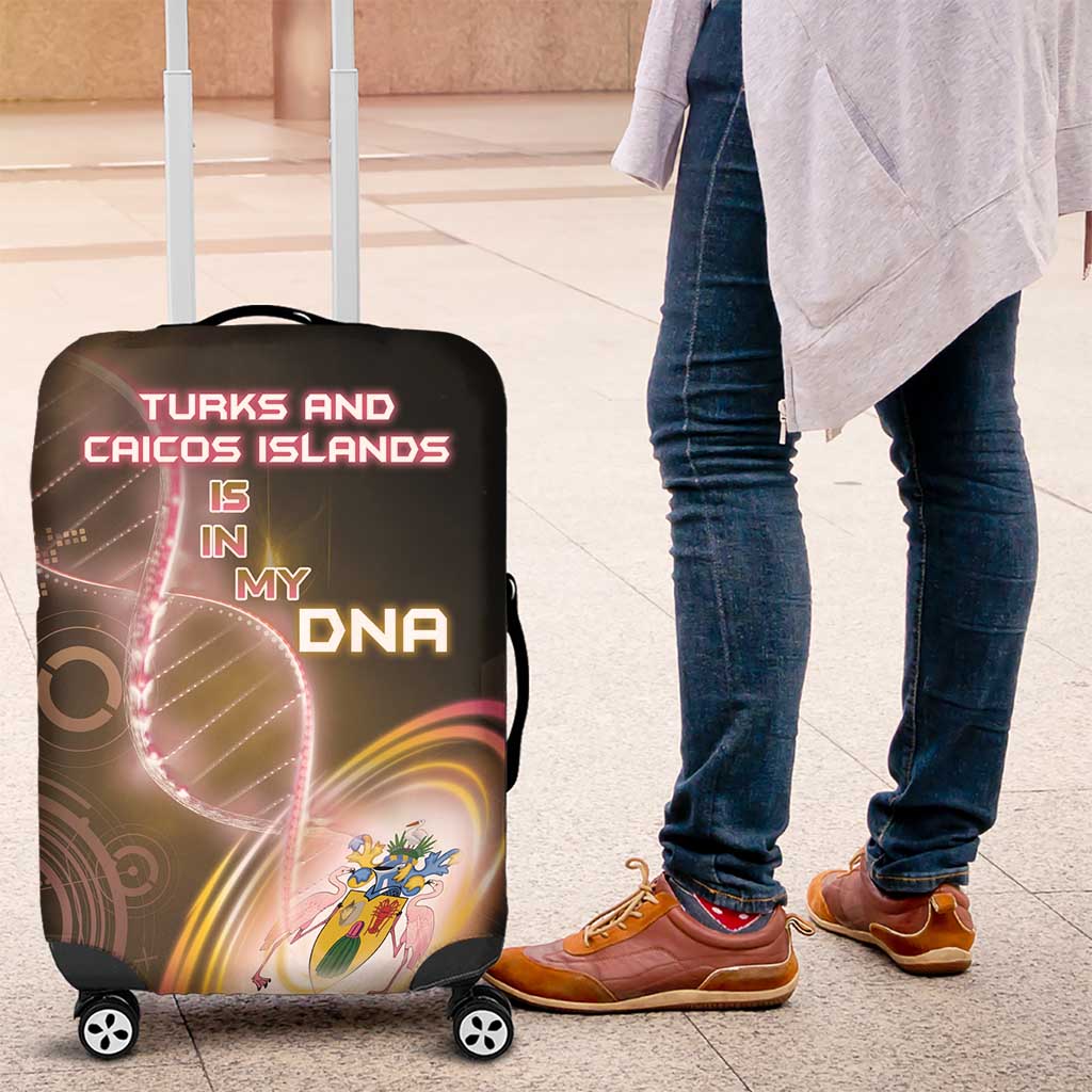 Turks And Caicos Islands Is In My DNA Luggage Cover - Wonder Print Shop