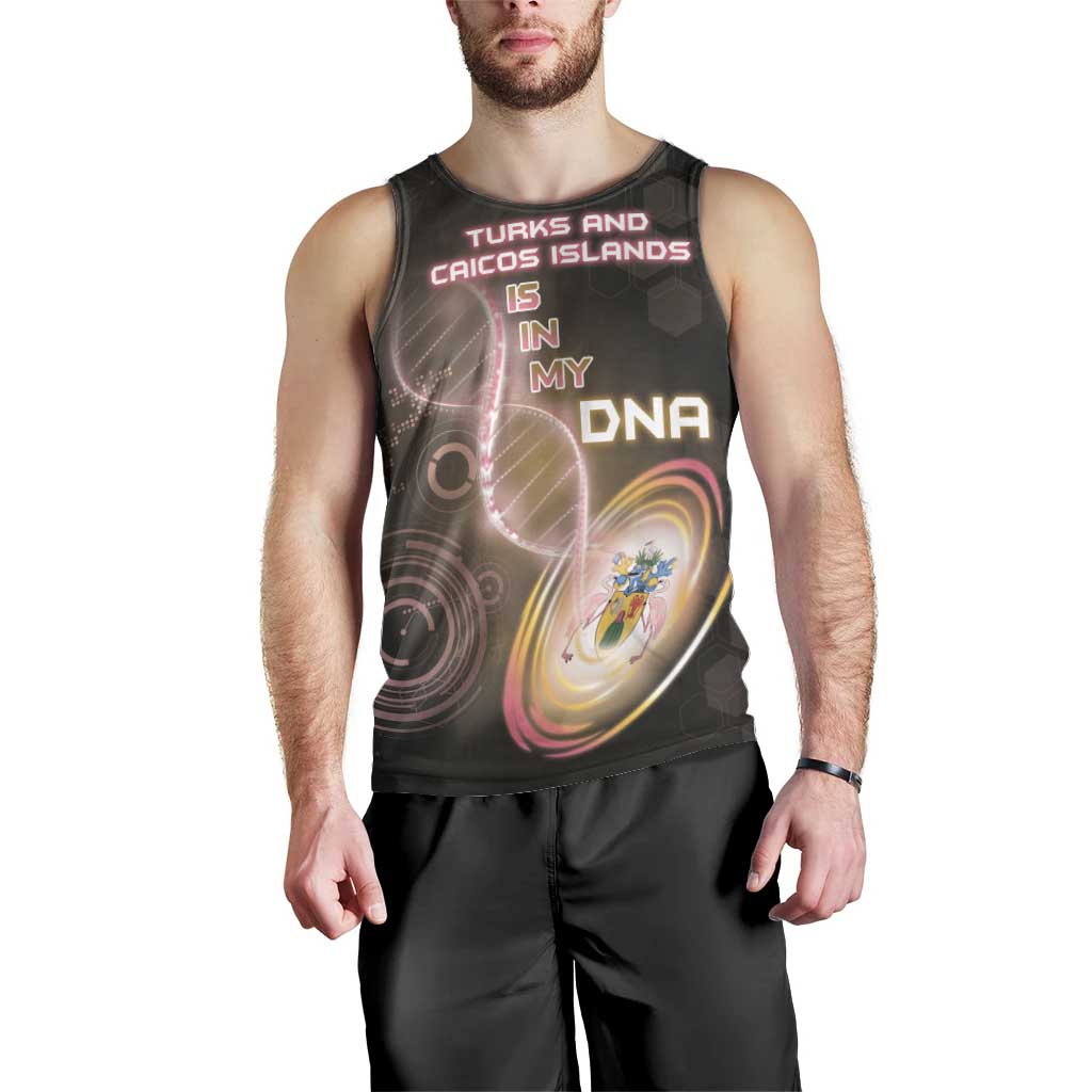 Personalized Turks And Caicos Islands Is In My DNA Men Tank Top - Wonder Print Shop