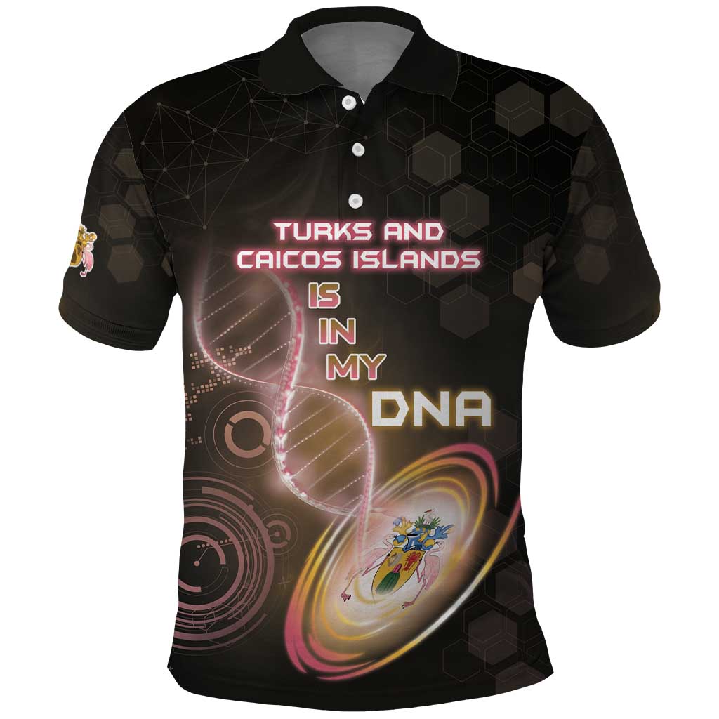 Personalized Turks And Caicos Islands Is In My DNA Polo Shirt - Wonder Print Shop