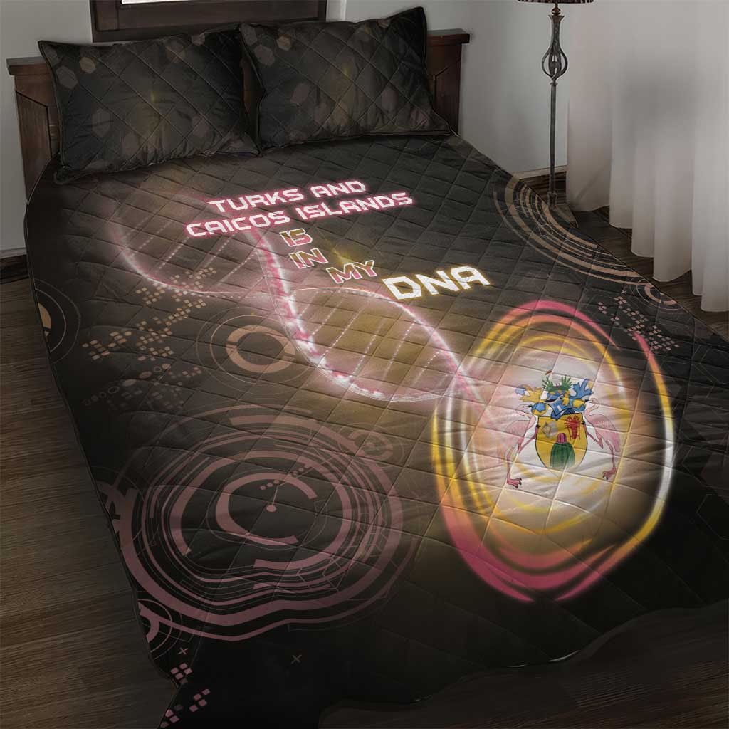 Turks And Caicos Islands Is In My DNA Quilt Bed Set - Wonder Print Shop