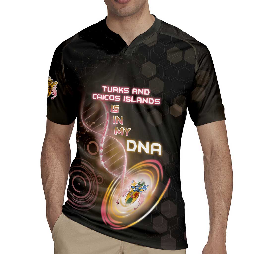 Personalized Turks And Caicos Islands Is In My DNA Rugby Jersey - Wonder Print Shop