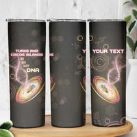 Personalized Turks And Caicos Islands Is In My DNA Skinny Tumbler - Wonder Print Shop