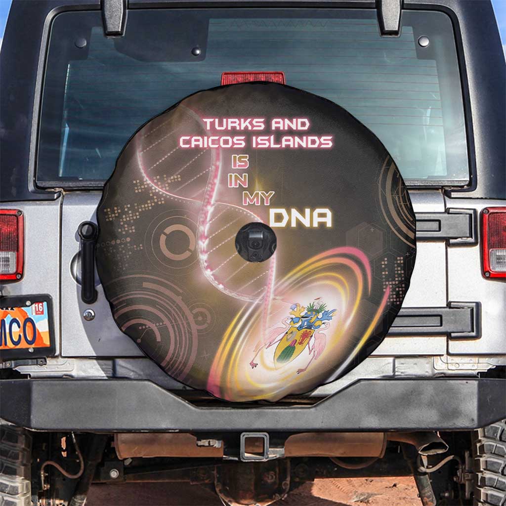 Turks And Caicos Islands Is In My DNA Spare Tire Cover - Wonder Print Shop