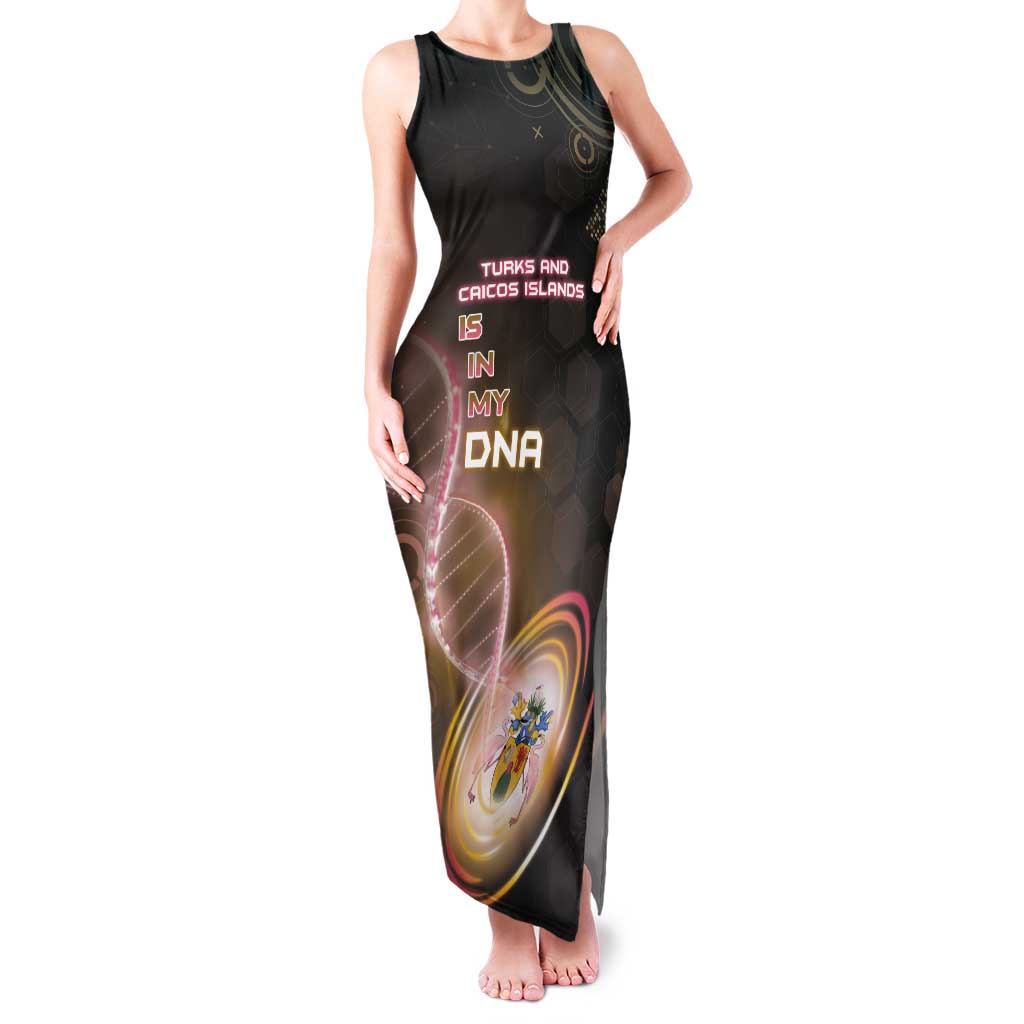 Personalized Turks And Caicos Islands Is In My DNA Tank Maxi Dress - Wonder Print Shop