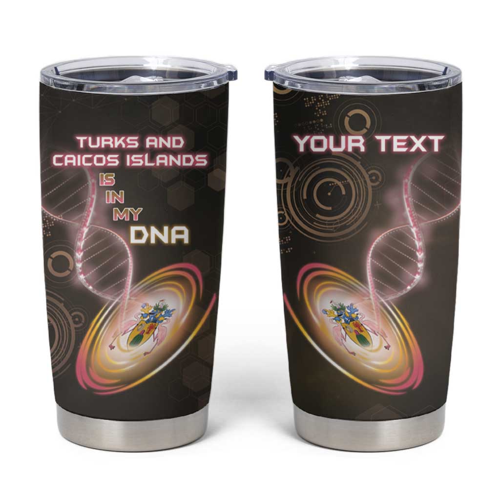 Personalized Turks And Caicos Islands Is In My DNA Tumbler Cup - Wonder Print Shop