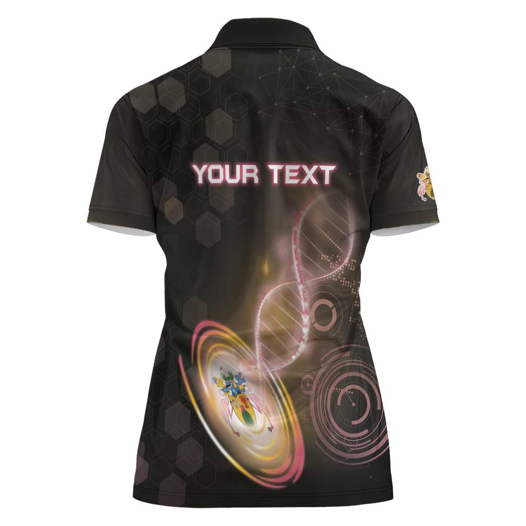 Personalized Turks And Caicos Islands Is In My DNA Women Polo Shirt - Wonder Print Shop