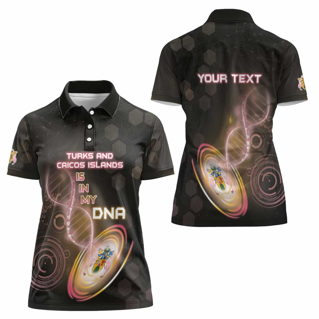 Personalized Turks And Caicos Islands Is In My DNA Women Polo Shirt - Wonder Print Shop