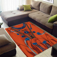 Personalized Astronaut Area Rug Space Diving Suit India - Wonder Print Shop