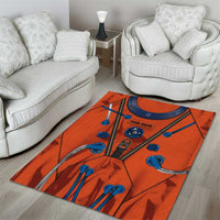Personalized Astronaut Area Rug Space Diving Suit India - Wonder Print Shop