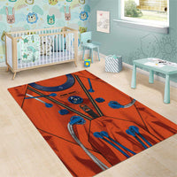 Personalized Astronaut Area Rug Space Diving Suit India - Wonder Print Shop
