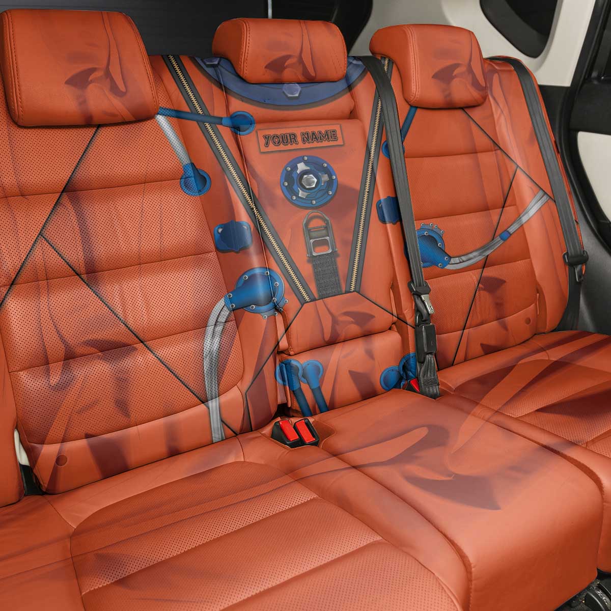 Personalized Astronaut Back Car Seat Cover Space Diving Suit India - Wonder Print Shop