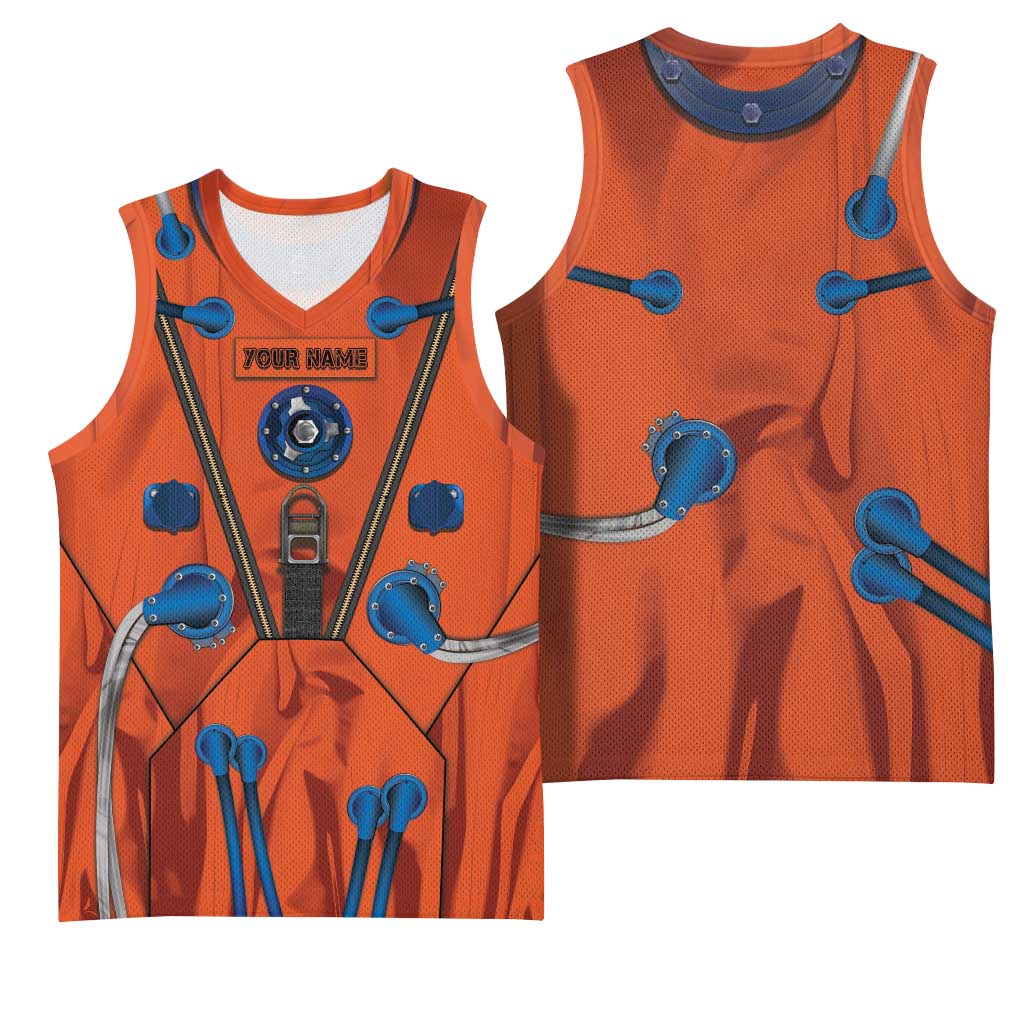 Personalized Astronaut Basketball Jersey Space Diving Suit India - Wonder Print Shop
