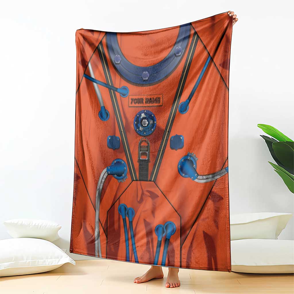 Personalized Astronaut Blanket Space Diving Suit India - Wonder Print Shop