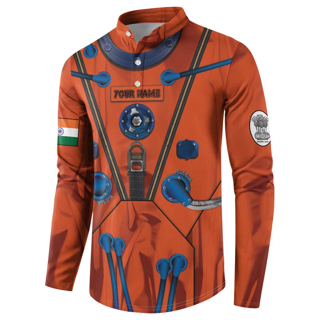 Personalized Astronaut Button Sweatshirt Space Diving Suit India - Wonder Print Shop