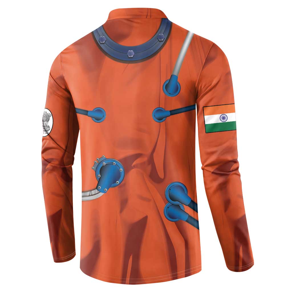 Personalized Astronaut Button Sweatshirt Space Diving Suit India - Wonder Print Shop