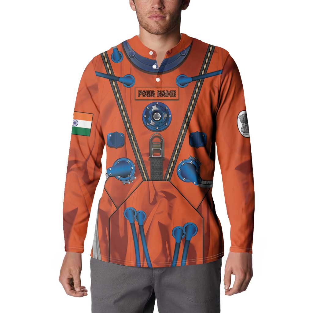 Personalized Astronaut Button Sweatshirt Space Diving Suit India - Wonder Print Shop