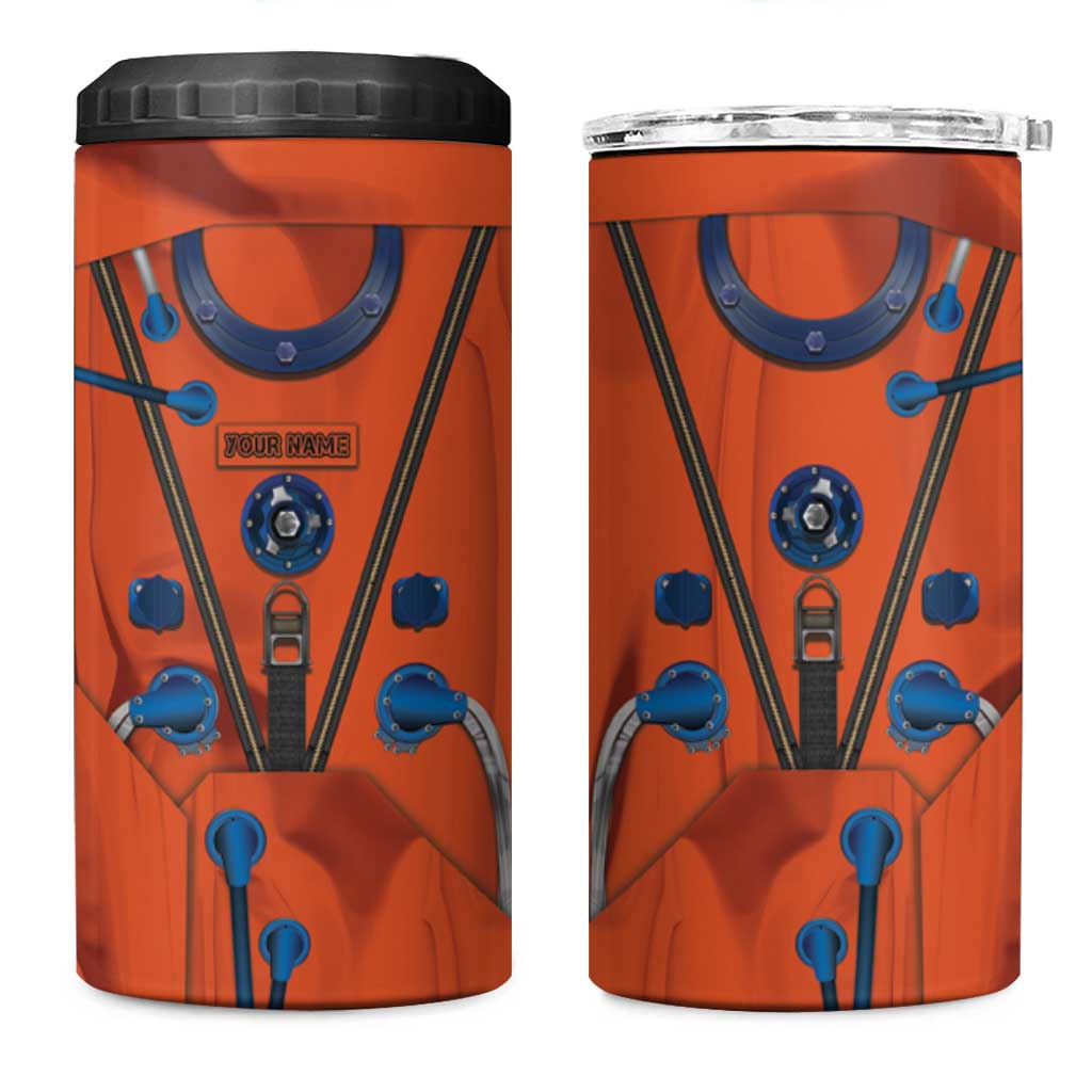 Personalized Astronaut 4 in 1 Can Cooler Tumbler Space Diving Suit India - Wonder Print Shop