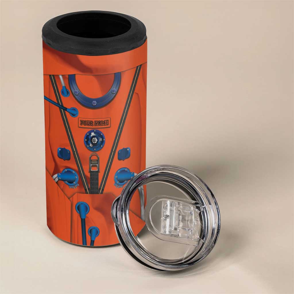 Personalized Astronaut 4 in 1 Can Cooler Tumbler Space Diving Suit India - Wonder Print Shop