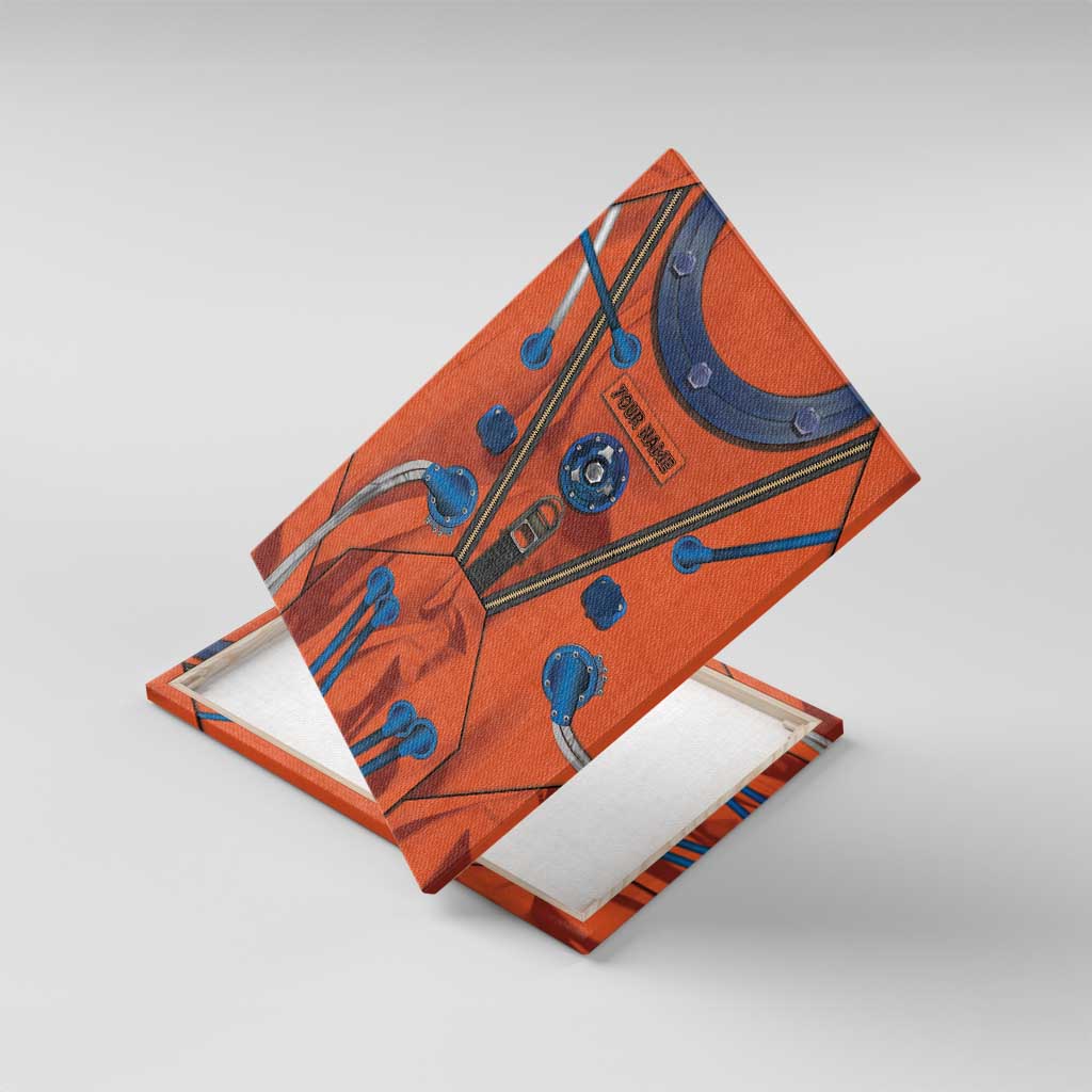 Personalized Astronaut Canvas Wall Art Space Diving Suit India - Wonder Print Shop