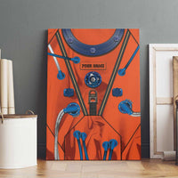 Personalized Astronaut Canvas Wall Art Space Diving Suit India - Wonder Print Shop