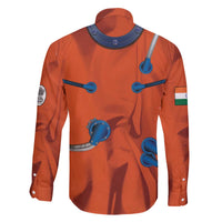Personalized Astronaut Family Matching Off The Shoulder Long Sleeve Dress and Hawaiian Shirt Space Diving Suit India - Wonder Print Shop