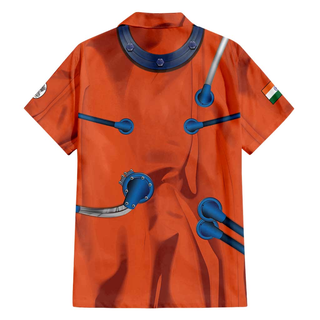 Personalized Astronaut Family Matching Off Shoulder Maxi Dress and Hawaiian Shirt Space Diving Suit India - Wonder Print Shop