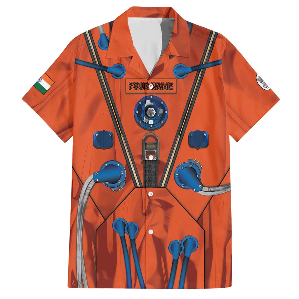 Personalized Astronaut Family Matching Short Sleeve Bodycon Dress and Hawaiian Shirt Space Diving Suit India - Wonder Print Shop